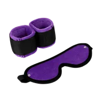 Soft Handcuffs with Mask, 2 Teile Soft Handcuffs with Mask, 2 Teile