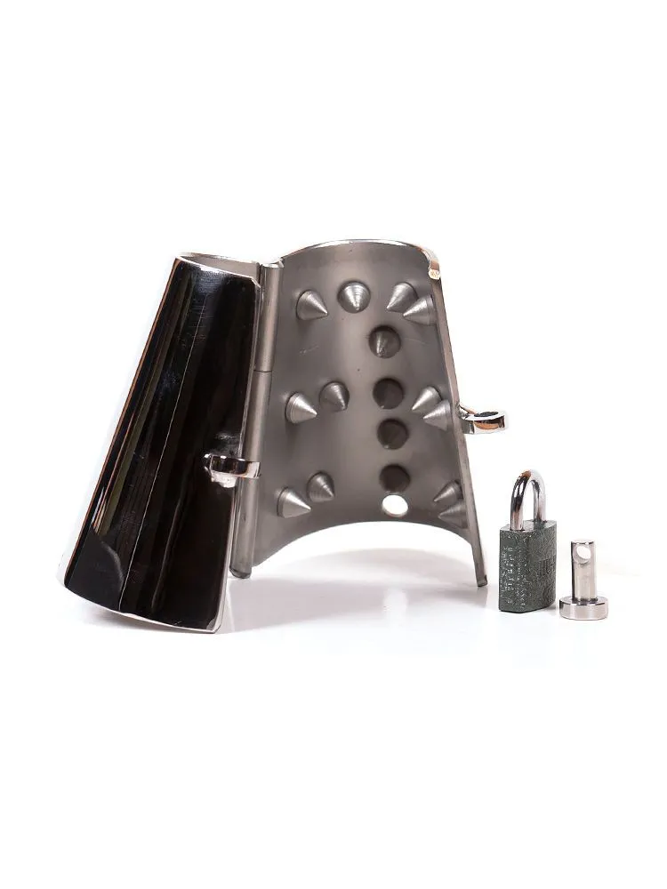 Black Label Spanish Spiked Ball Stretcher: Edelstahl-Hodenstretcher Black Label Spanish Spiked Ball Stretcher: Edelstahl-Hodenstretcher