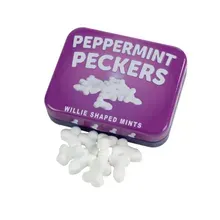 Penisförmige Pfefferminz Peckers
