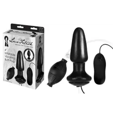 LUX FETISH 4%27 Inflatbale Vibrating Butt Plug LUX FETISH 4%27 Inflatbale Vibrating Butt Plug