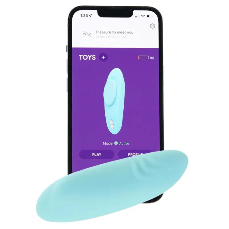 We-Vibe – Moxie+ Tragbare Klitorisvibration – Aqua – Bild 3