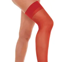 Strapsstrümpfe, rot (One Size) Strapsstrümpfe, rot (One Size)