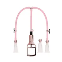 Pumped Clitoral & Nipple Pump Set M: Klitoris-/Nippel-Pumpe, rosa/roségold Pumped Clitoral & Nipple Pump Set M: Klitoris-/Nippel-Pumpe, rosa/roségold