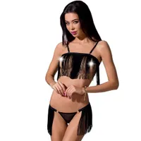 Passion Kassandra: Ouvert-Dessousset, schwarz (2XL/3XL) Passion Kassandra: Ouvert-Dessousset, schwarz (2XL/3XL)