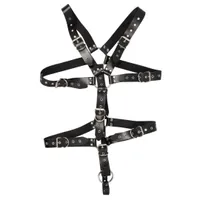 Harness aus Leder mit Penis- oder Hodenring Harness aus Leder mit Penis- oder Hodenring