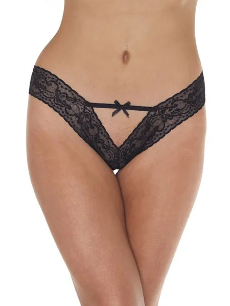 Tanga: Jenna, schwarz (One Size) Tanga: Jenna, schwarz (One Size)