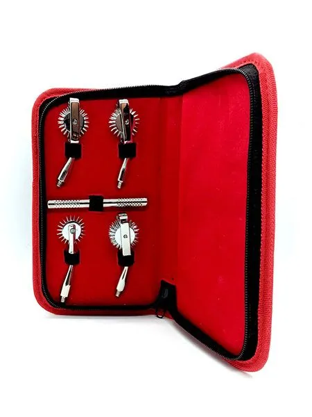 Black Label Combo Pinwheel Kit: Edelstahl-Nervenrad-Set im Etui Black Label Combo Pinwheel Kit: Edelstahl-Nervenrad-Set im Etui