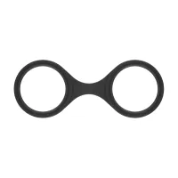 EasyToys - Flexible Silikon-Handschellen - Schwarz EasyToys - Flexible Silikon-Handschellen - Schwarz