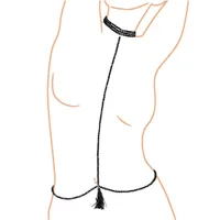 Schmuckketten-Harness, schwarz Schmuckketten-Harness, schwarz