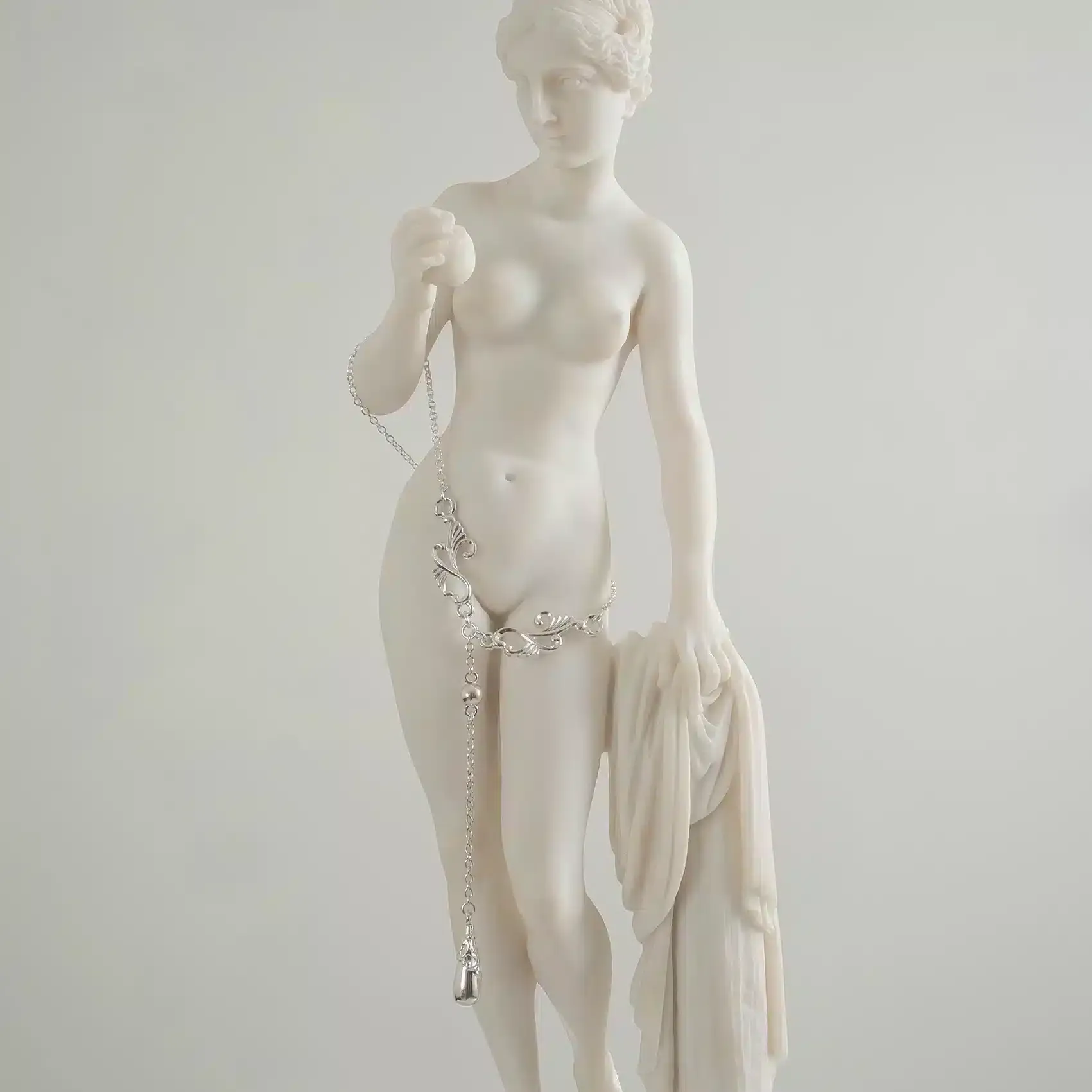 Sylvie Monthulé - Hüftkette Emotion Drop | Silber Größe XS – Bild 2