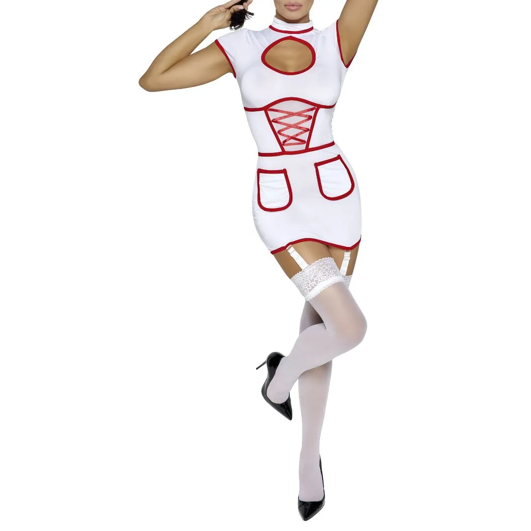 Strapskleid im Krankenschwester-Look – Bild 5