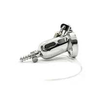 Black Label Stainless Steel The Tap: Edelstahl-Peniskäfig mit Schlauch Black Label Stainless Steel The Tap: Edelstahl-Peniskäfig mit Schlauch