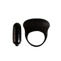 Crazy Bull Bertram: Vibro-Penisring, schwarz Crazy Bull Bertram: Vibro-Penisring, schwarz