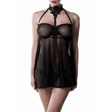 Negligé halb-lang mit Höschen Negligé halb-lang mit Höschen