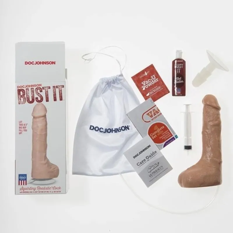 Doc Johnson - Realistische Spritzende Penis - Beige Doc Johnson - Realistische Spritzende Penis - Beige