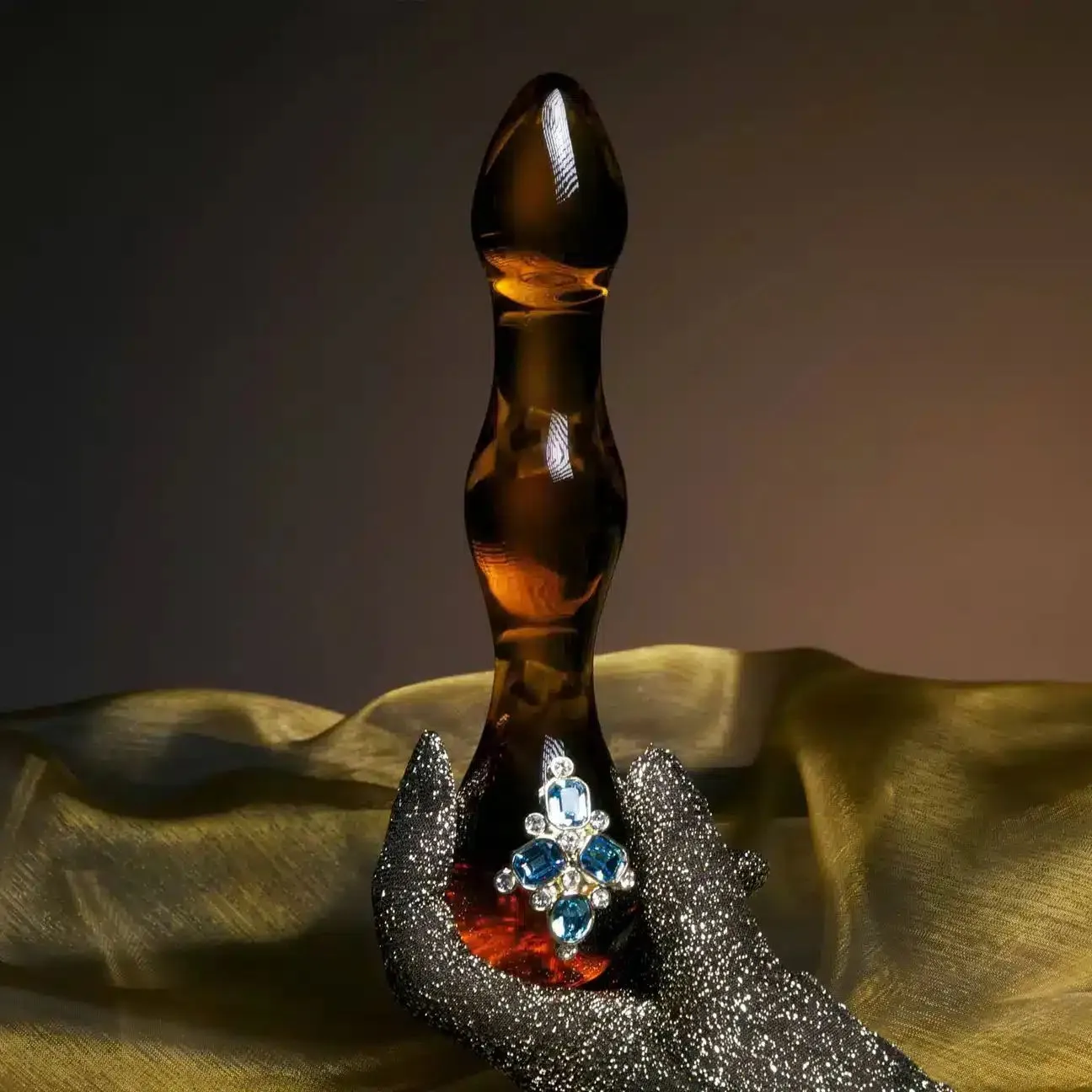 Shiri Zinn - Bernstein Swarovski Glas Dildo – Bild 2