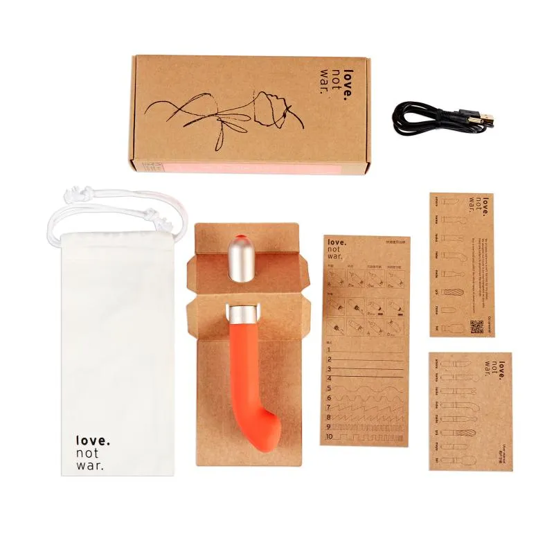 Love Not War - Liebe Orange – Bild 5