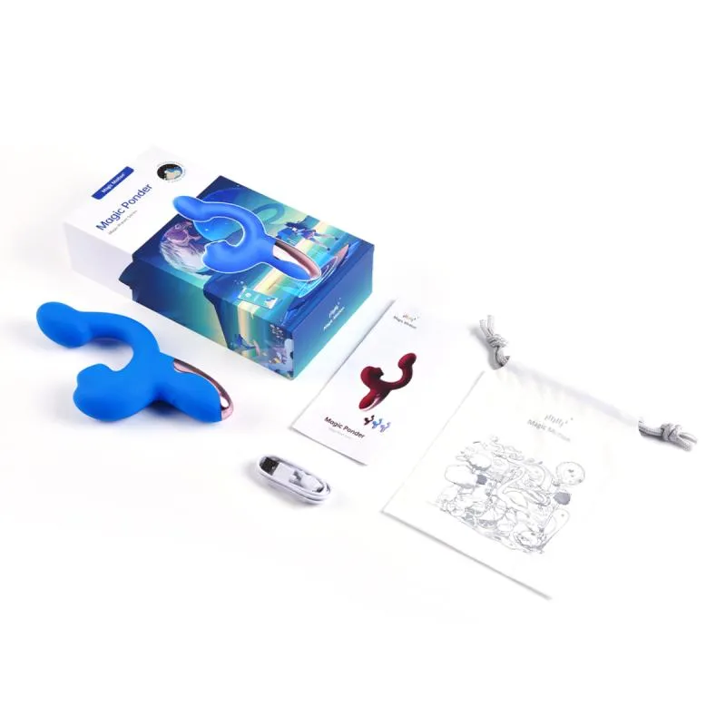 Magic Motion – Magic Ponder Vibrator mit Lick & G-Punkt Funktion – Blau – Bild 4