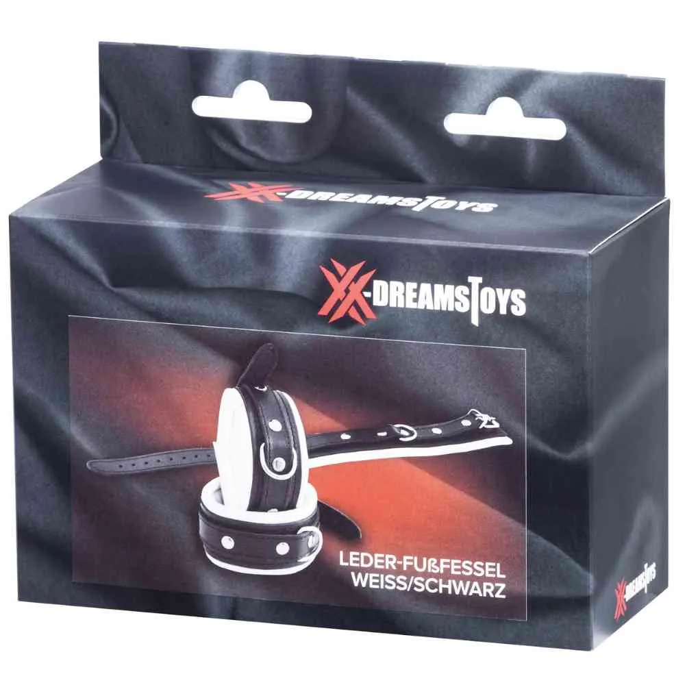 Leder-Fußfessel mit Fesselring – Bild 5