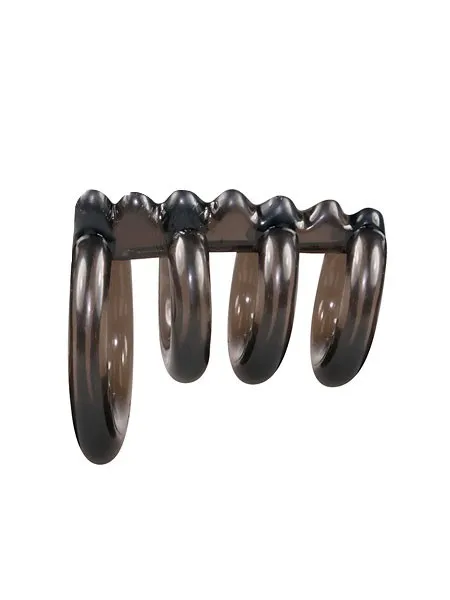 Bad Kitty: Quattro-Penisring, schwarz Bad Kitty: Quattro-Penisring, schwarz