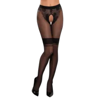 Ouvert Strumpfhose Strumpfband-Optik Ouvert Strumpfhose Strumpfband-Optik