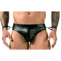 Pofreier Jock-Slip im Mattlook mit Handfesselriemen Pofreier Jock-Slip im Mattlook mit Handfesselriemen