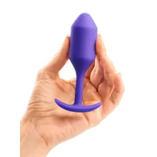 B-Vibe Snug Plug 2: Analplug, lila B-Vibe Snug Plug 2: Analplug, lila