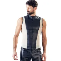 Zipshirt, schwarz/nude (M) Zipshirt, schwarz/nude (M)