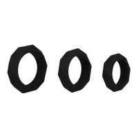 Penis- und Hodenring-Set, 3-teilig Penis- und Hodenring-Set, 3-teilig