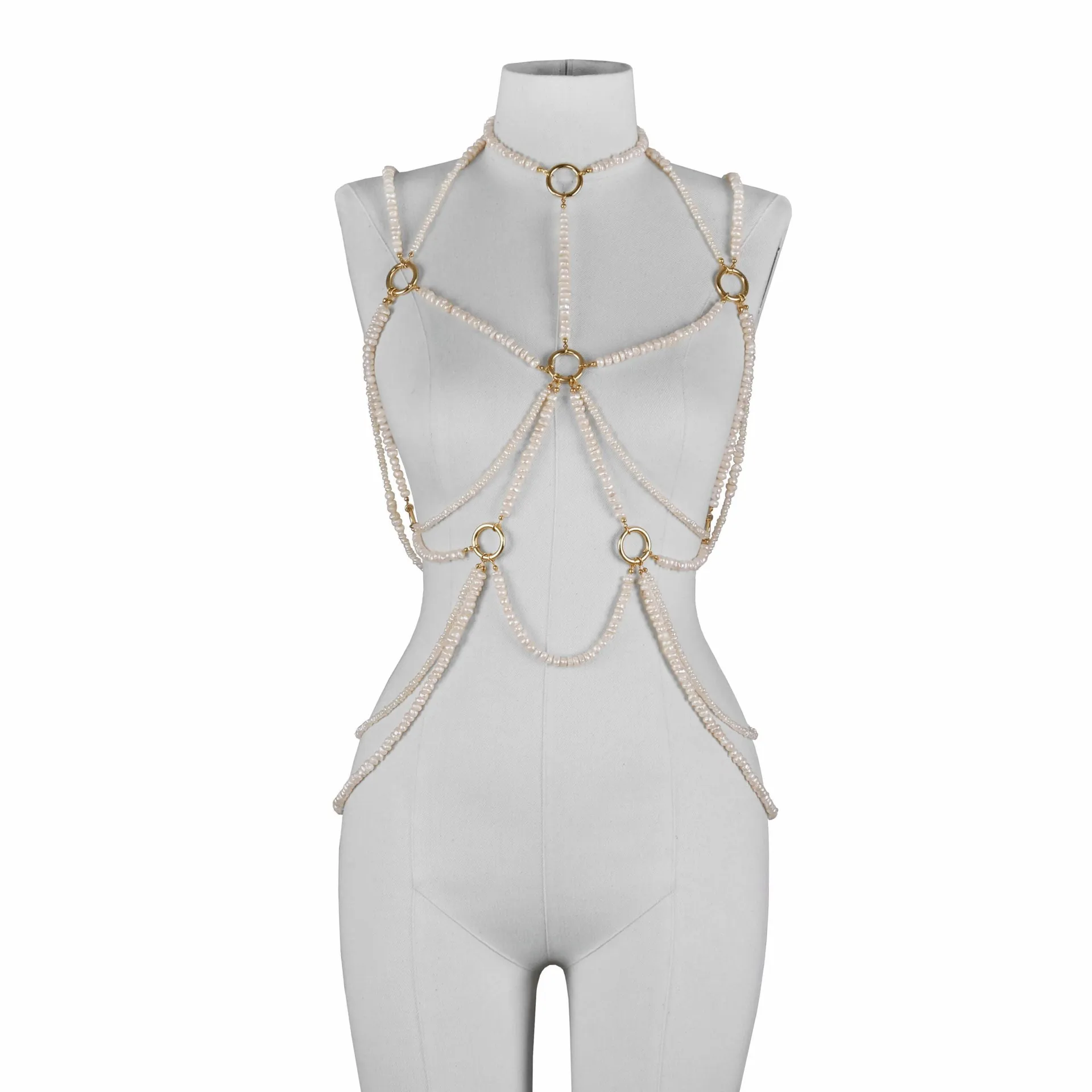 Elif Domanic - Karmel Perlengeschirr Größe L – Bild 2