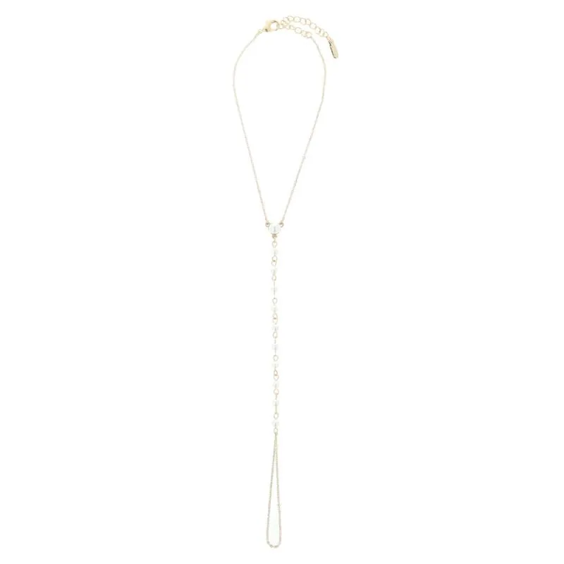 Otazu - Pearl Anklet Fusskette - Cream – Bild 2