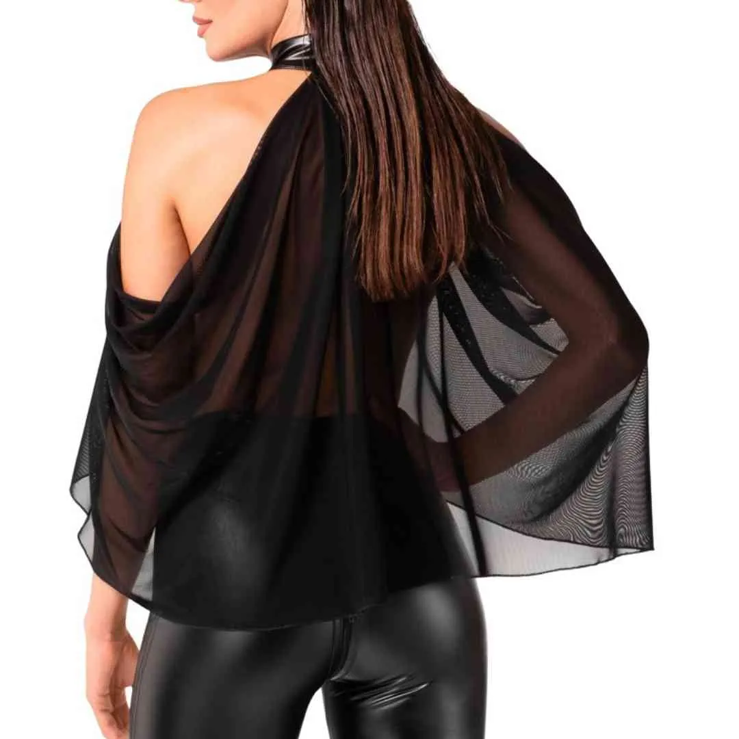 Transparent-Top im Cape-Style – Bild 3