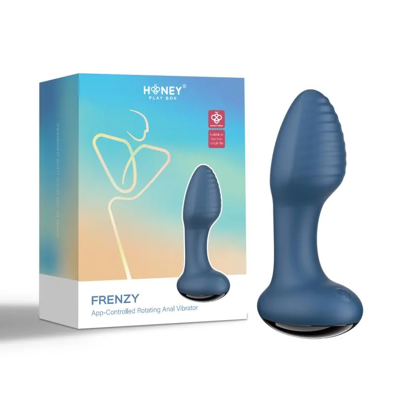 HoneyPlayBox - Frenzy-Drucksensor App-gesteuerter Rotierender Butt Plug – Bild 4