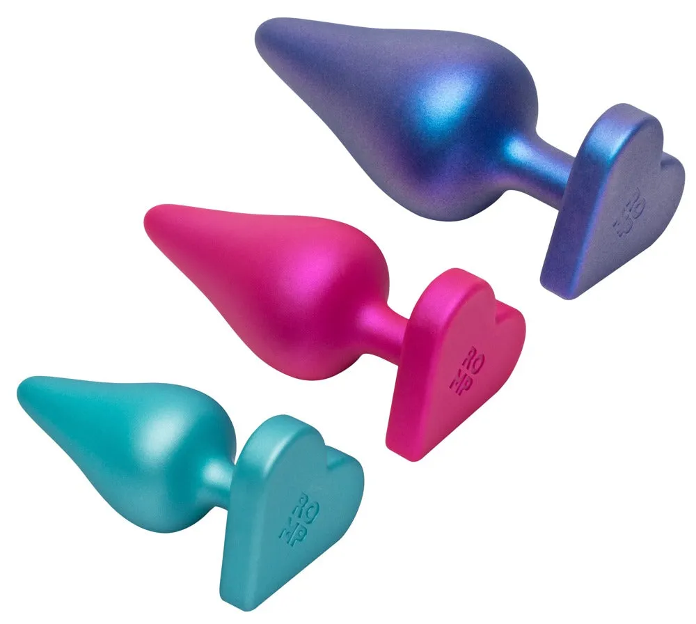 Analplug Set "Luster" im Metallic-Look – Bild 5