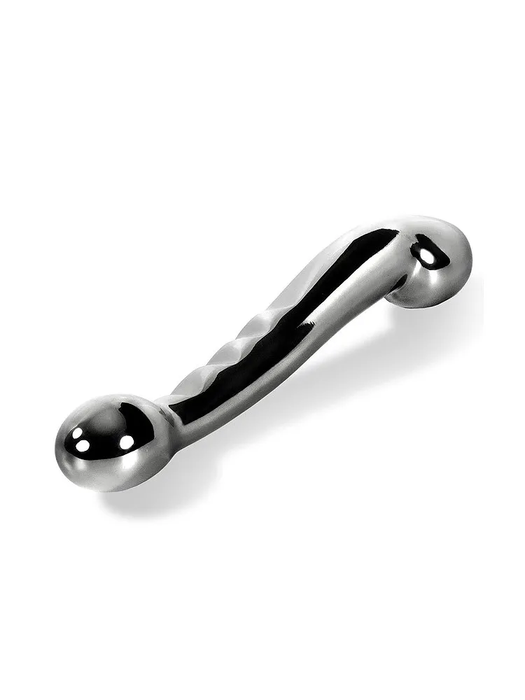 Black Label Stainless Steel Elegant G-Spot Dildo: Edelstahl-Dildo Black Label Stainless Steel Elegant G-Spot Dildo: Edelstahl-Dildo