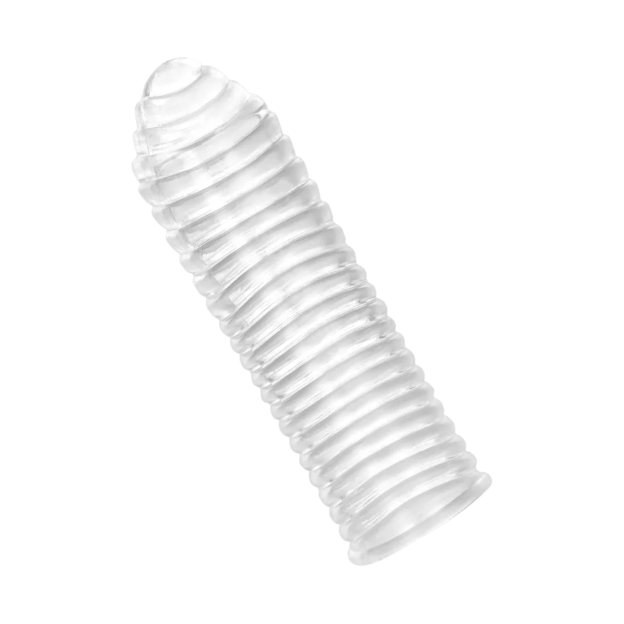 Gerippte Penishülle, 12,5 cm Gerippte Penishülle, 12,5 cm