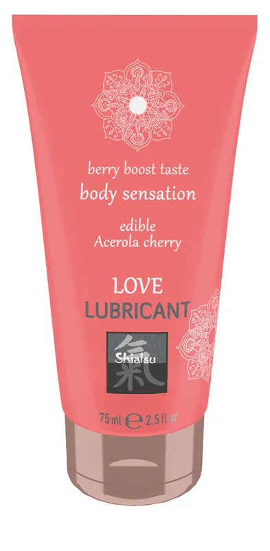 Shiatsu »Acerola Cherry Love« Gleitgel mit Geschmack 75ml Shiatsu »Acerola Cherry Love« Gleitgel mit Geschmack 75ml