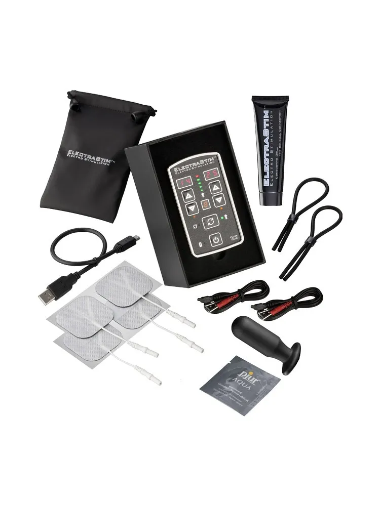 ElectraStim Flick Duo Multi-Pack: Elektro-Set, schwarz/silber ElectraStim Flick Duo Multi-Pack: Elektro-Set, schwarz/silber