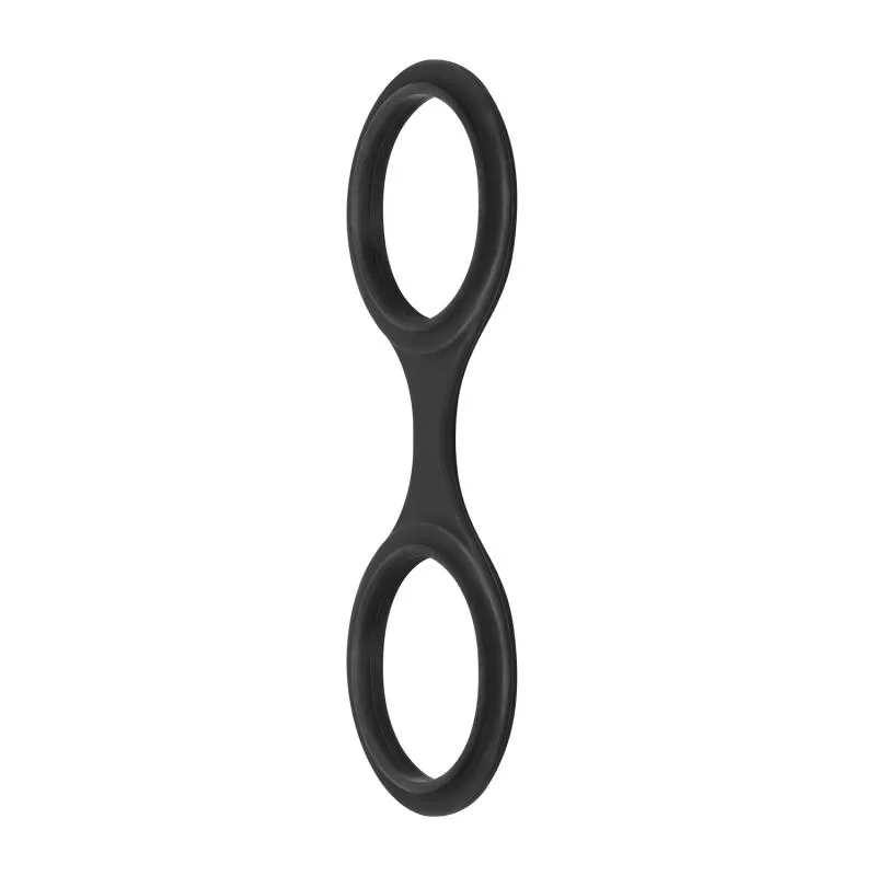 EasyToys - Flexible Silikon-Handschellen - Schwarz – Bild 3