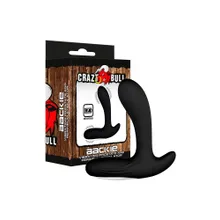 Crazy Bull Backie: Vibro-Plug, schwarz