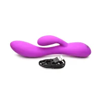 BANG! - Flexibler Rabbit Vibrator Doppelte Stimulation - Lila BANG! - Flexibler Rabbit Vibrator Doppelte Stimulation - Lila