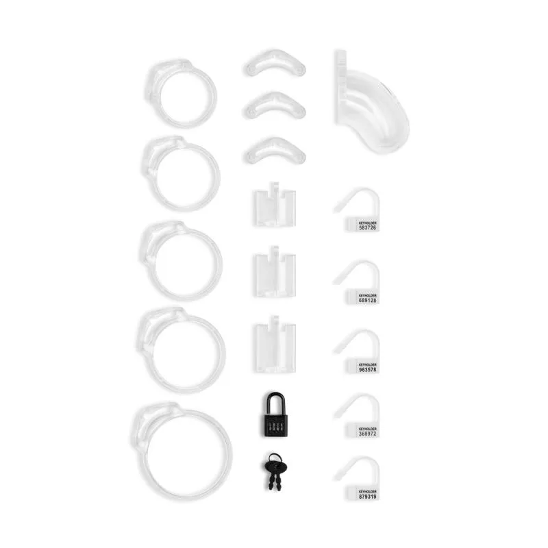 Lockdown Keuschheitskäfig Transparent - Klein – Bild 3