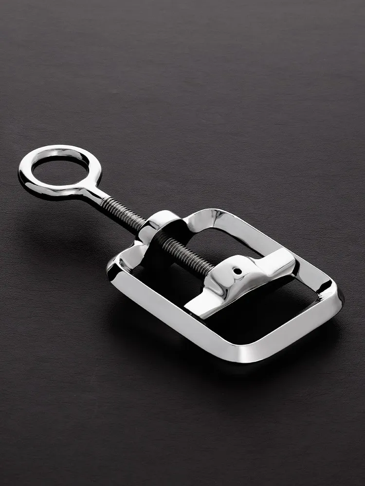 Triune Ball Crusher: Edelstahl-Hoden-Schraubzwinge Triune Ball Crusher: Edelstahl-Hoden-Schraubzwinge