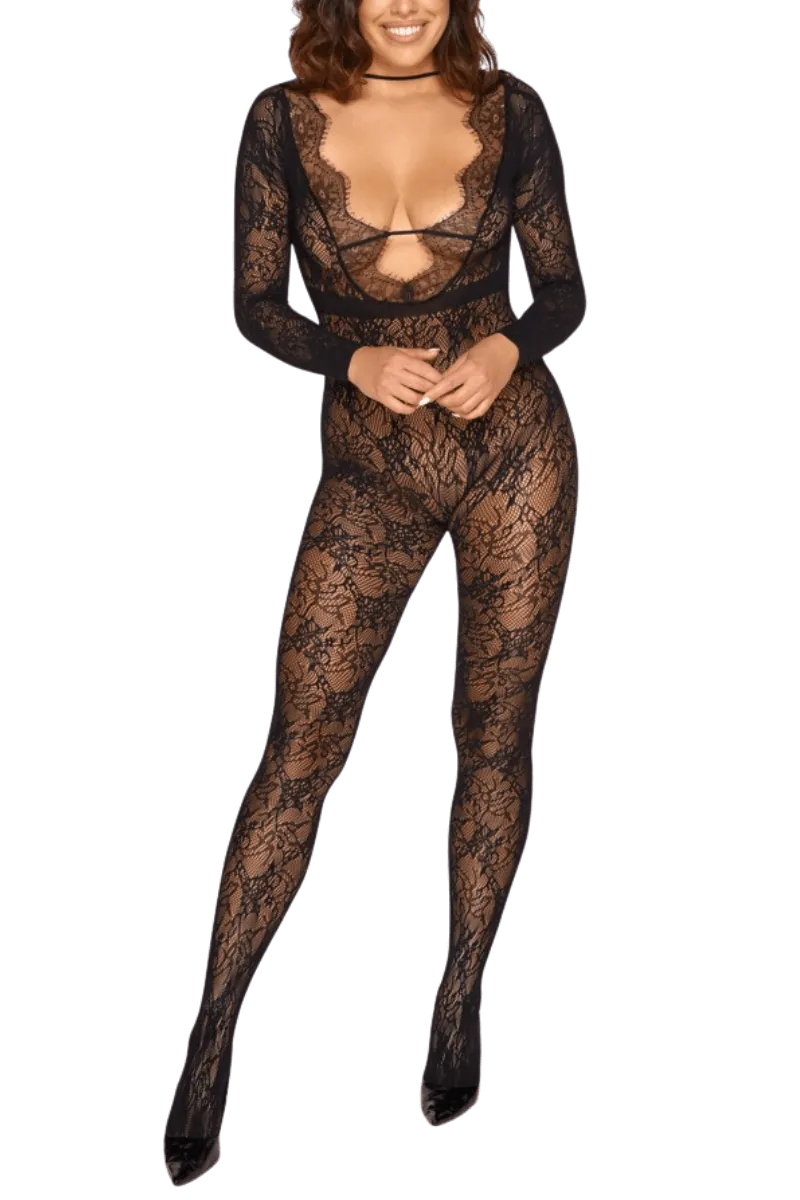 Catsuit Spitzenoptik ouvert Catsuit Spitzenoptik ouvert