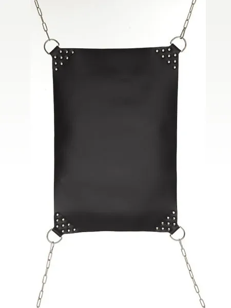 Leder Hängematte schwarz, 50x75cm Leder Hängematte schwarz, 50x75cm