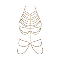 goldene Körperkette goldene Körperkette