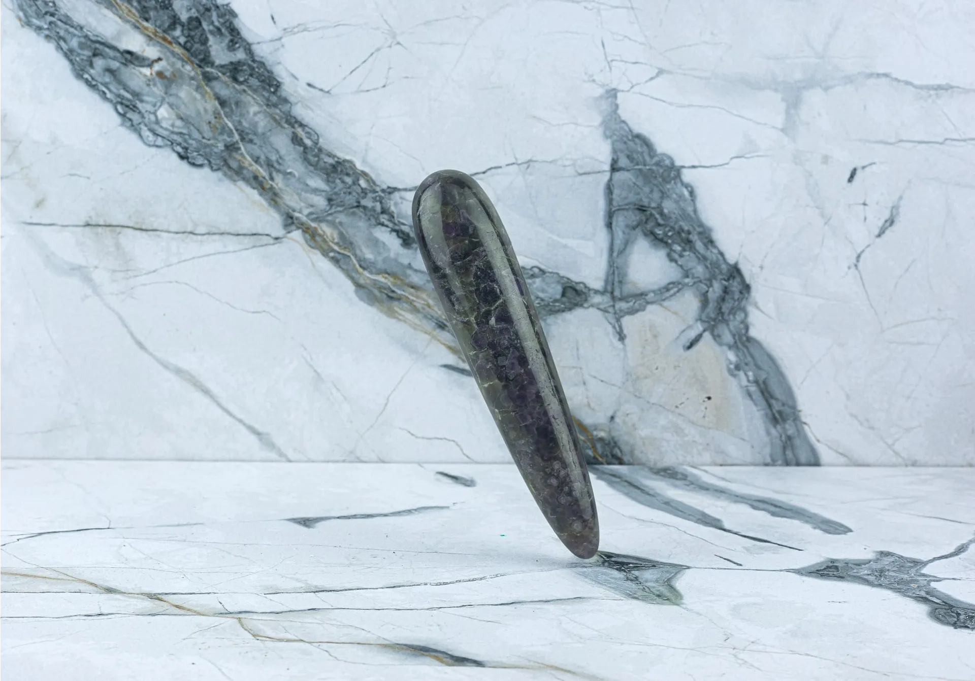 Kristall Dildo Sophia - Traum Amethyst – Bild 2