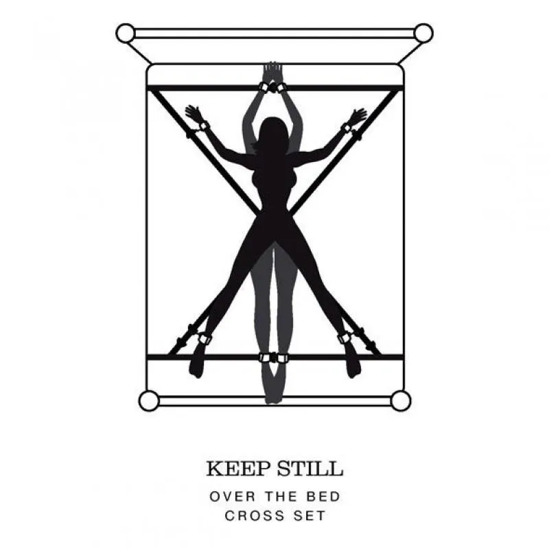 Fifty Shades of Grey – Keep Still Bett-Fesselsystem – Schwarz – Bild 5