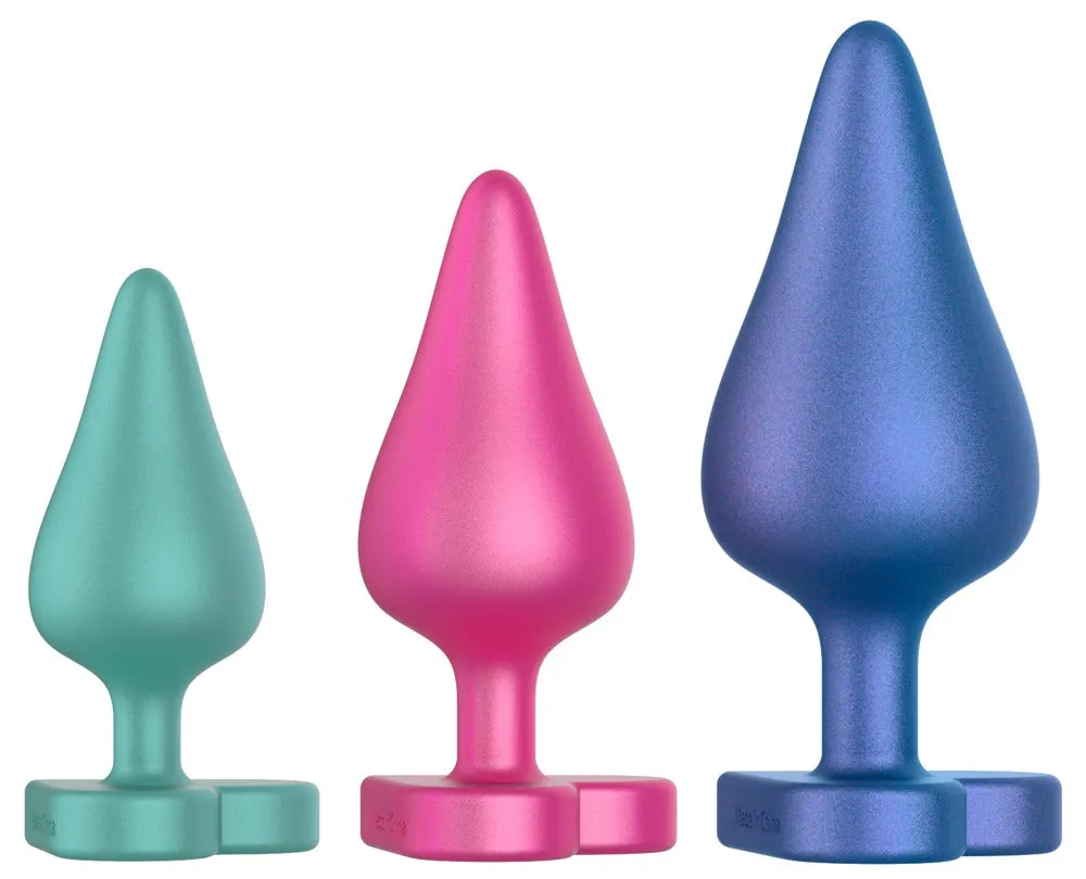 Analplug Set "Luster" im Metallic-Look Analplug Set "Luster" im Metallic-Look