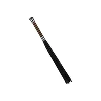 Suede Flogger With Glass Handle, 58 cm Suede Flogger With Glass Handle, 58 cm